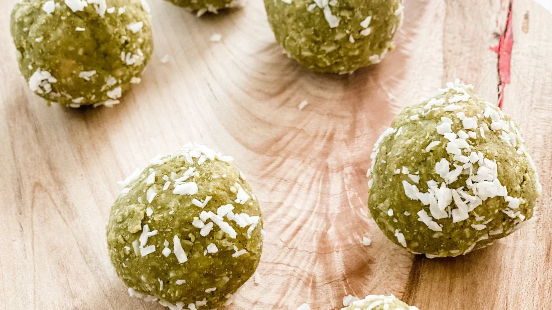 Matcha Coconut Energy Balls