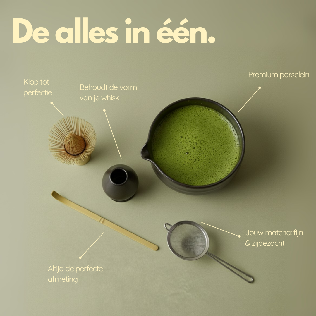 Matcha Set - Zwart