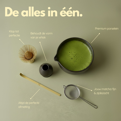 Matcha Set - Zwart